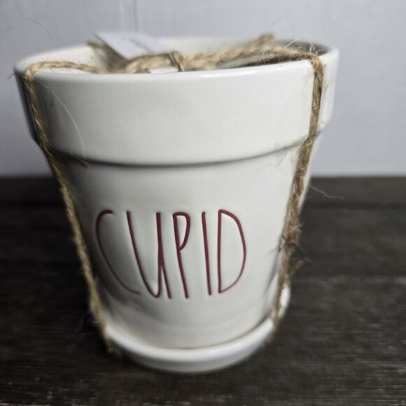 NWT Rae Dunn Artisan Cupid Valentine's Day Planter Holiday Decor Succulent - Picture 1 of 10